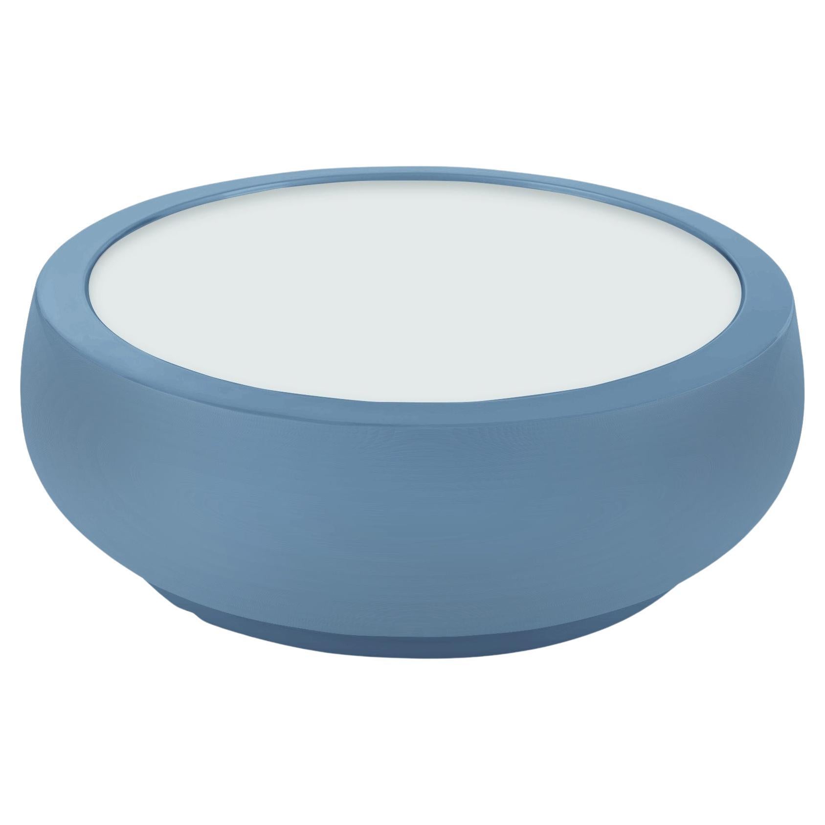Table basse « Chubby » bleu poudre par Marcel Wanders en vente
