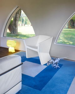 Powder Blue Exofa Armchair by Jorge Najera