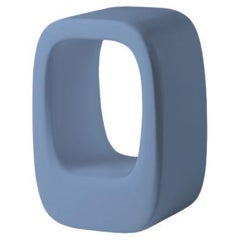 Sgabello alto Lazy Bones blu polvere di Barnaby Gunning