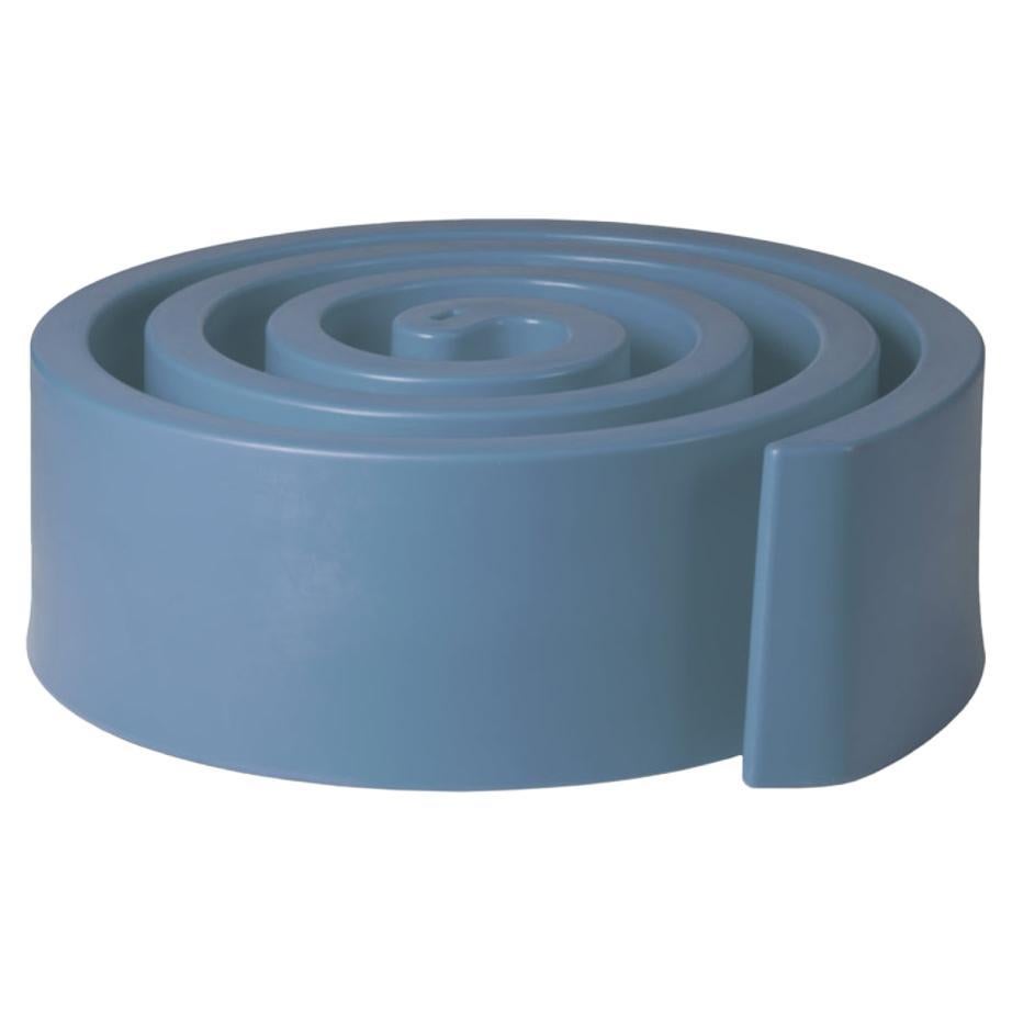 Pouf estivo blu polvere di Giò Colonna Romano