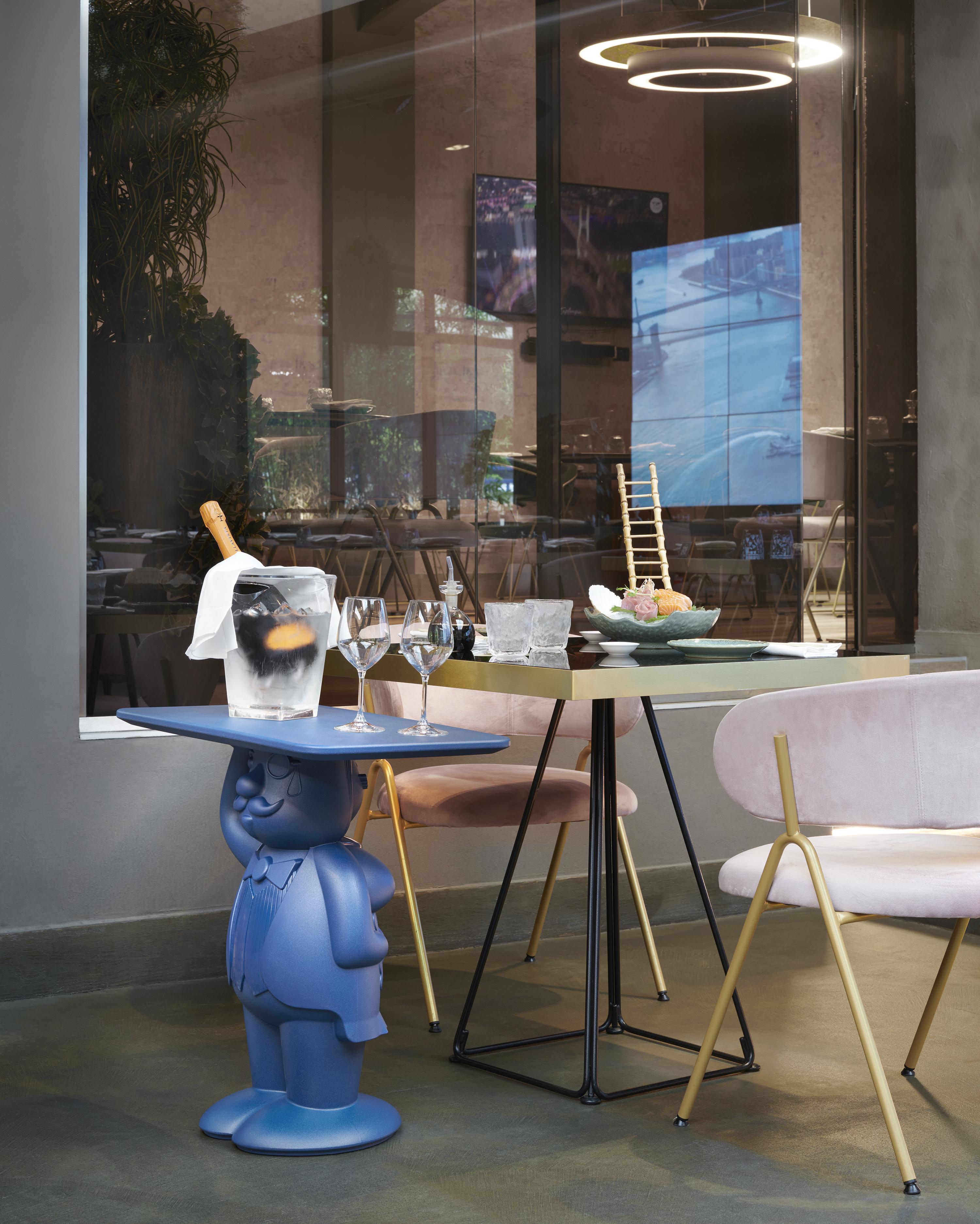 Powder Blue Together Beistelltisch von Favaretto& Partners (Postmoderne) im Angebot