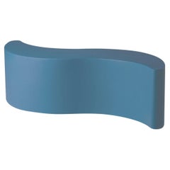 Panchina Wave blu polvere di Giò Colonna Romano