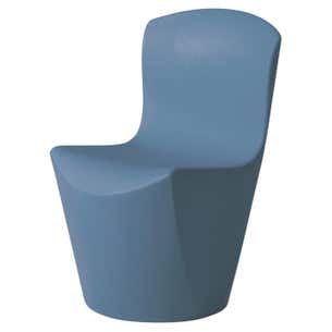 Powder Blue Zoe Chair by Guglielmo Berchicci For Sale at 1stDibs
