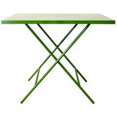 Powder-Coated Folding Table, Fern Green