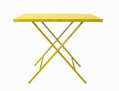 Powder Coated Folding Table, Mint Green