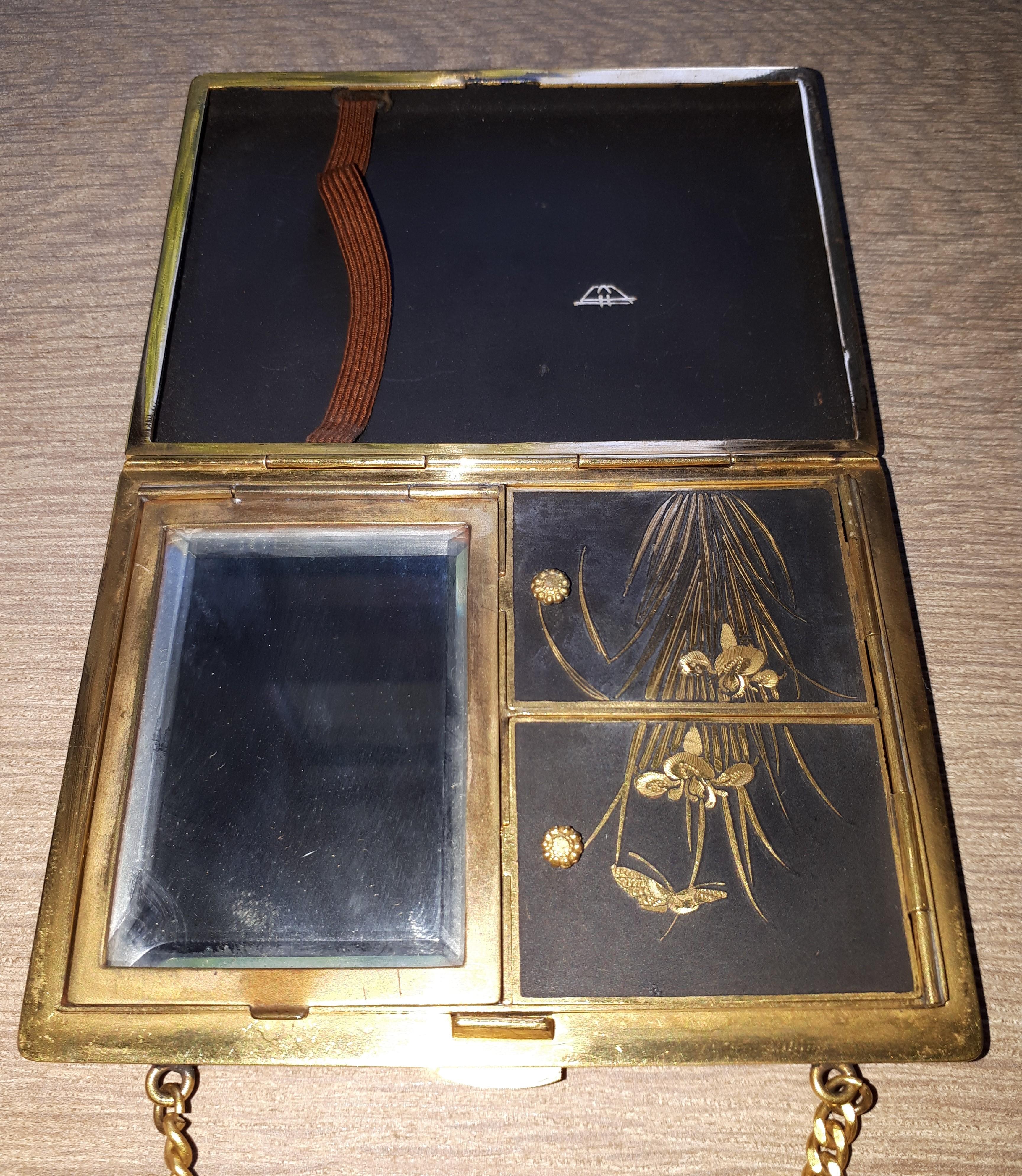 Powder Compact In The Style Of Komai, Meiji Era Japan For Sale 3