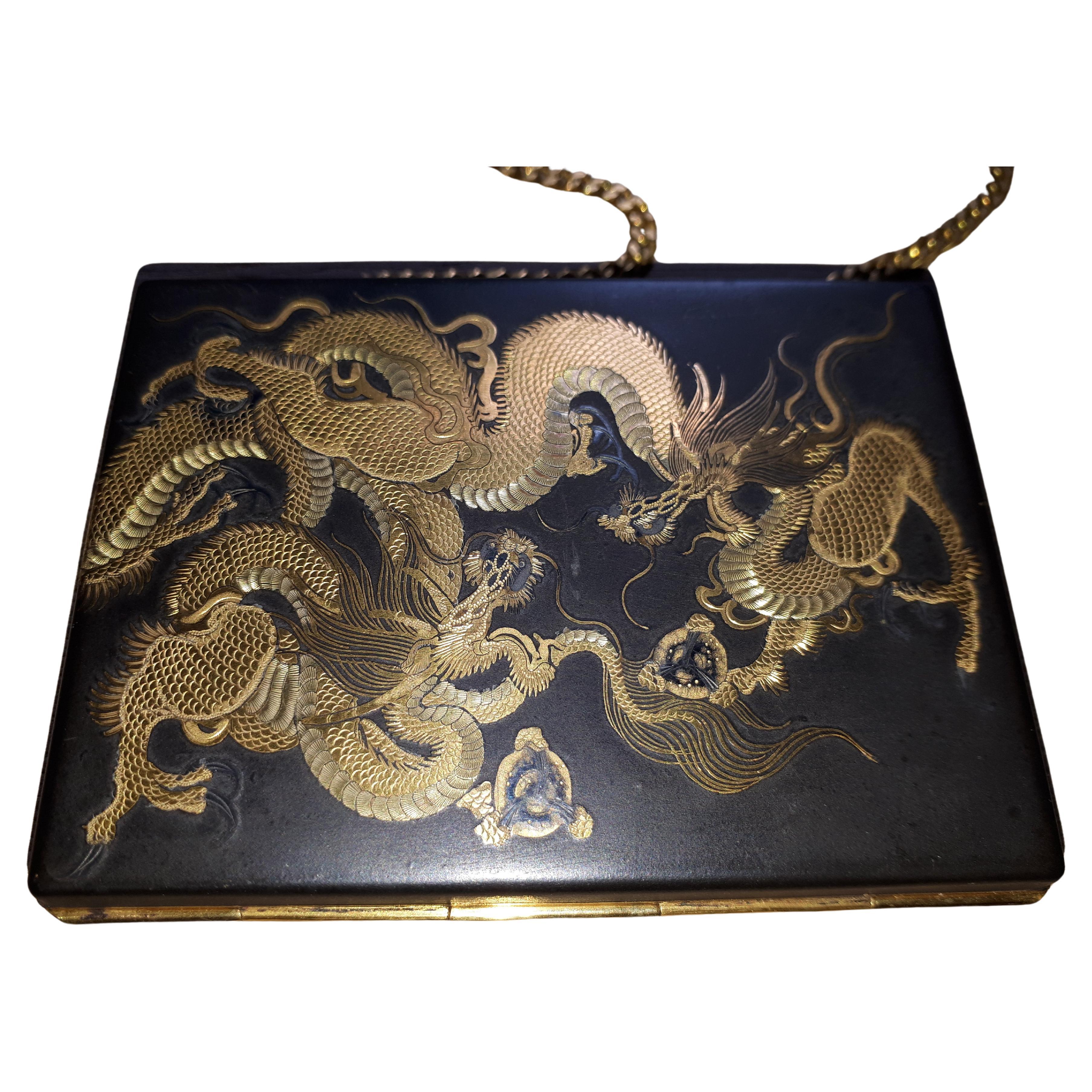 Powder Compact In The Style Of Komai, Meiji Era Japan For Sale
