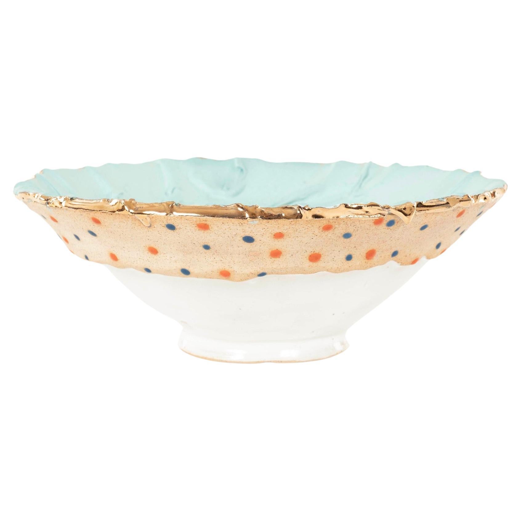 Powder Patisse Confetti Porcelain Bowl Chase Gamblin For Sale