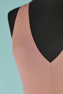 Powder pink jersey sleeveless dress ALEXANDRE VAUTHIER COUTURE