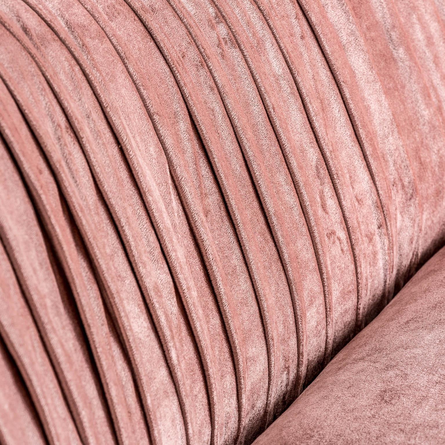 pink velvet furniture