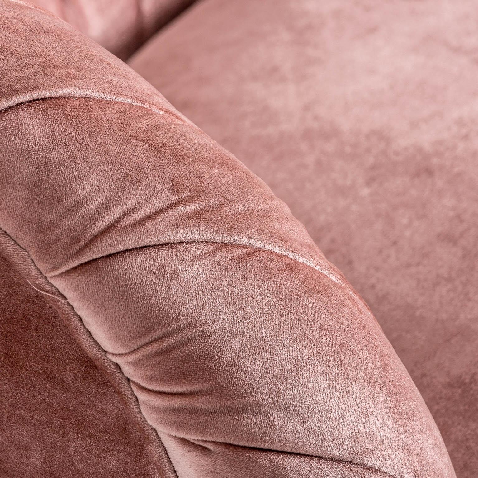 pink velvet furniture