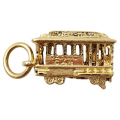 Powell-Mason 14K Gelbgold Trolley-Charm #16595