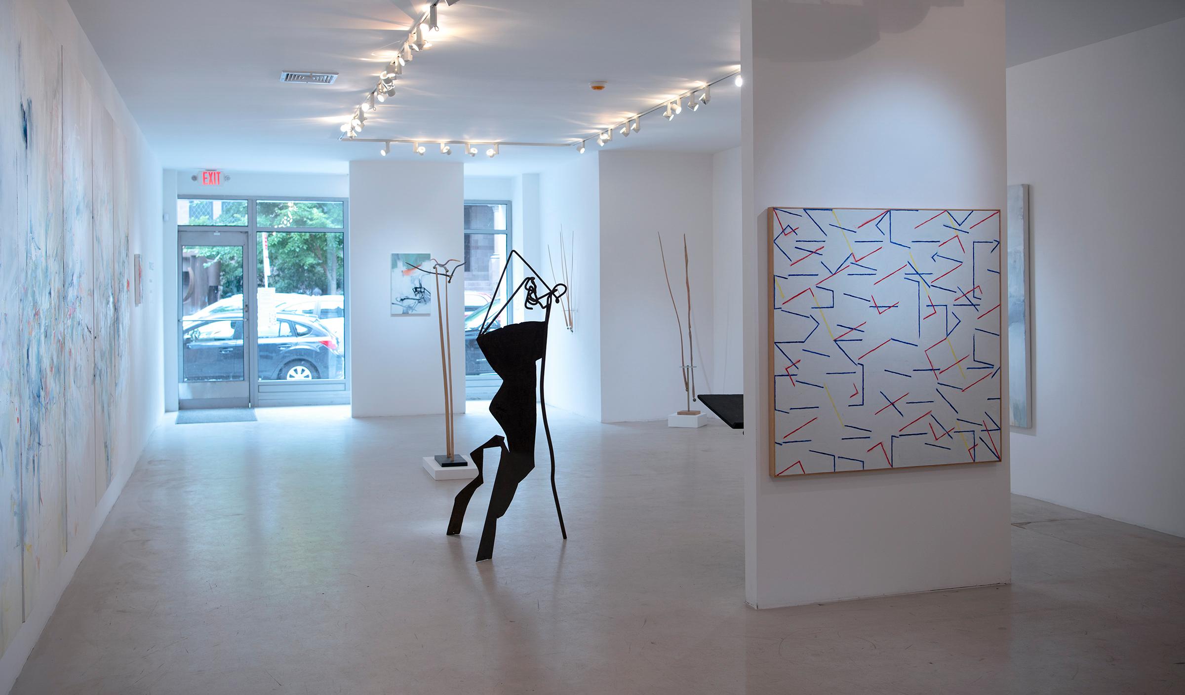 Perdere terreno - Painting Astrattismo geometrico di Power Boothe