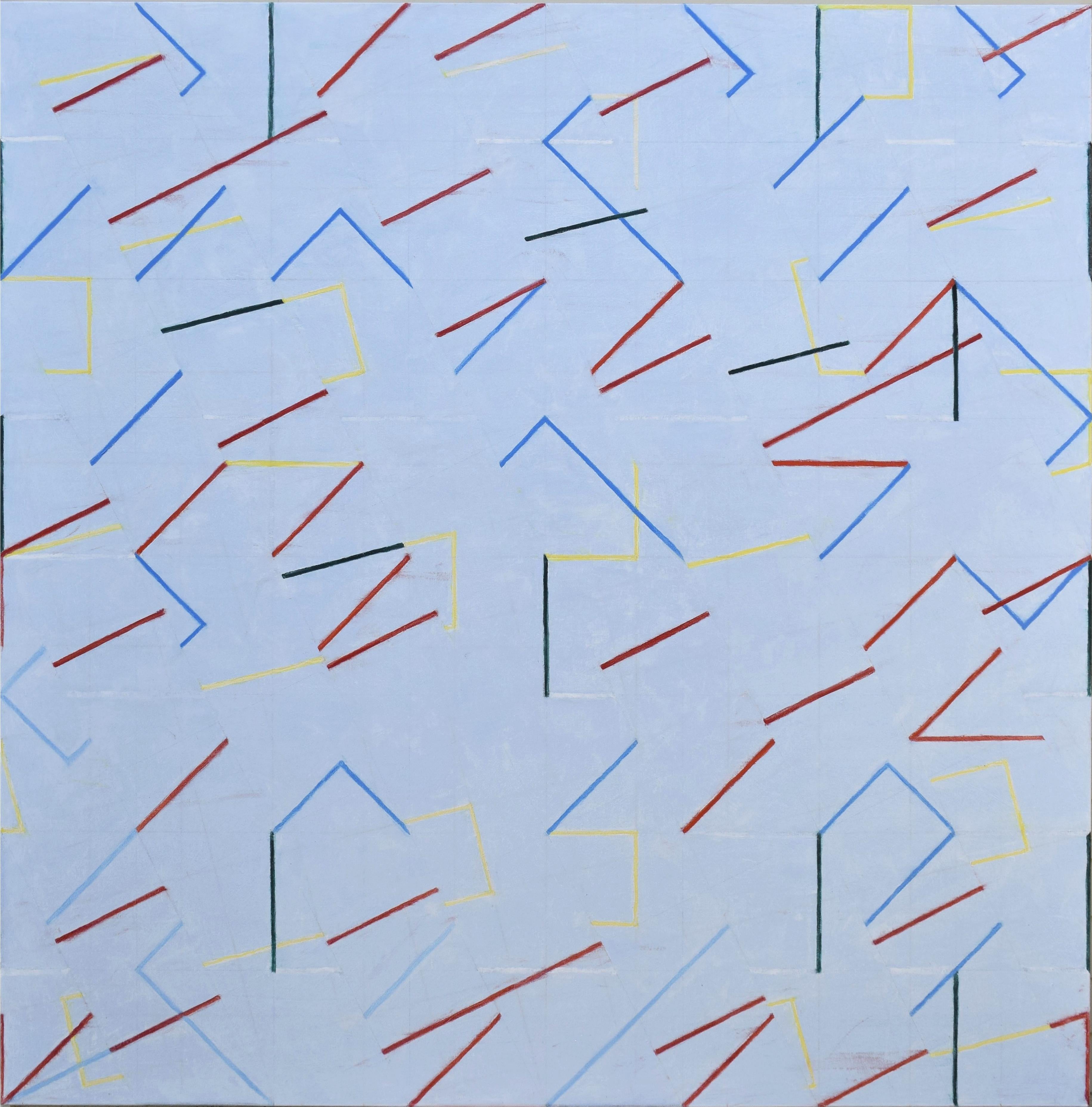 Power Boothe Abstract Painting – Triebe und Blätter