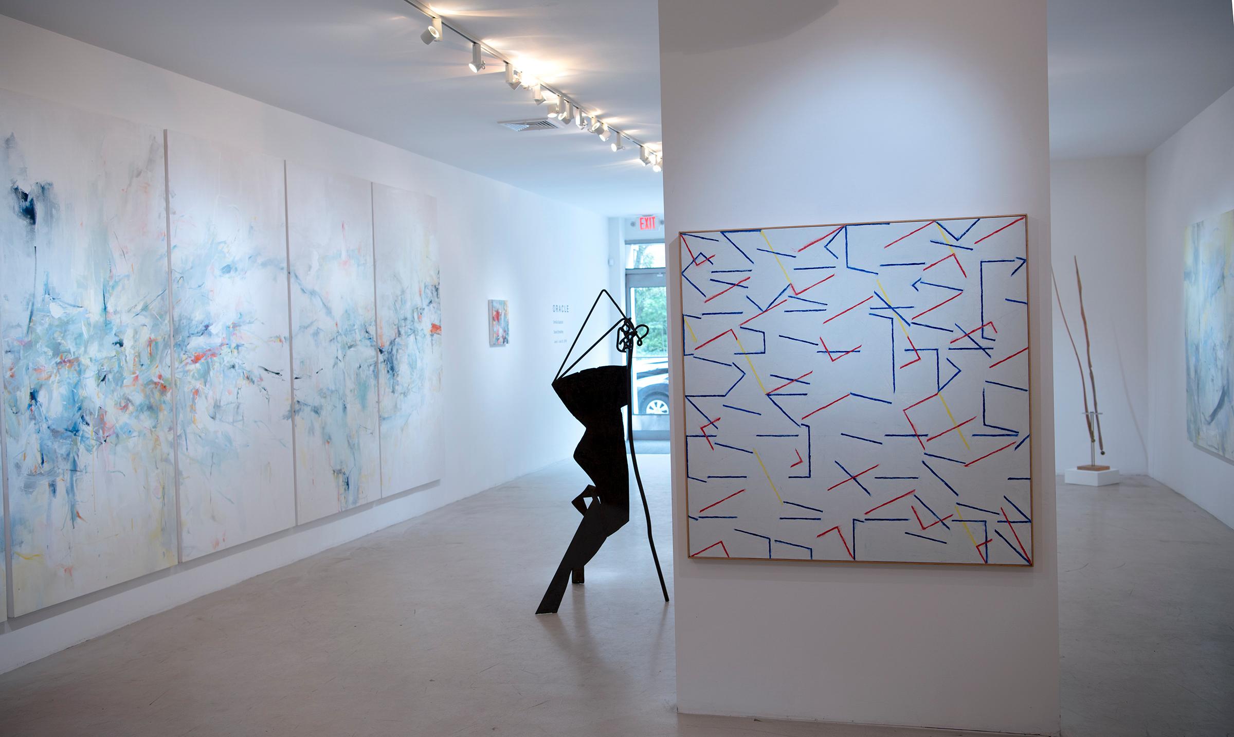 Time Being #2 - Abstract Geometric Painting by Power Boothe
