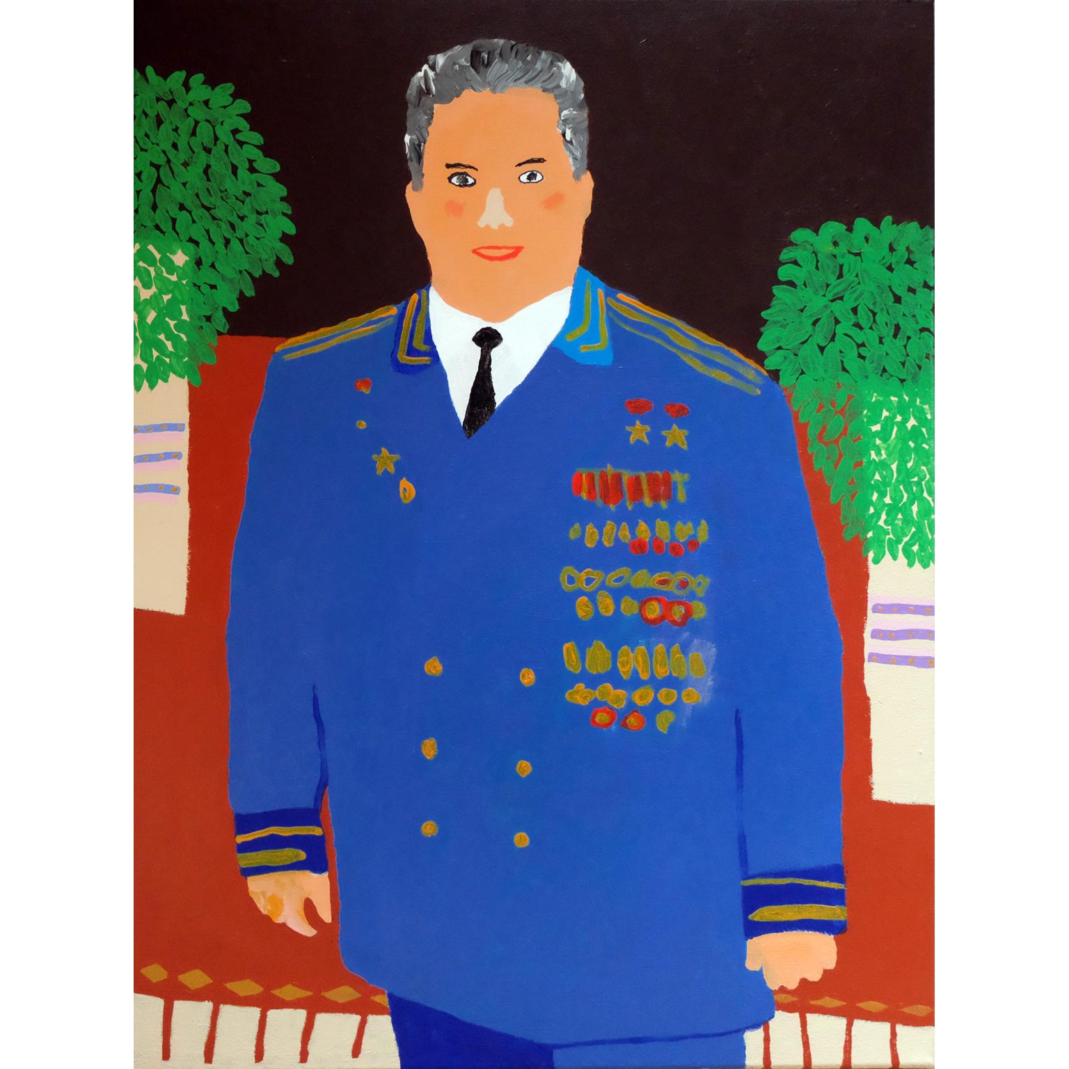 Modern 'Power Dressing' Portrait Painting by Alan Fears Pop Art