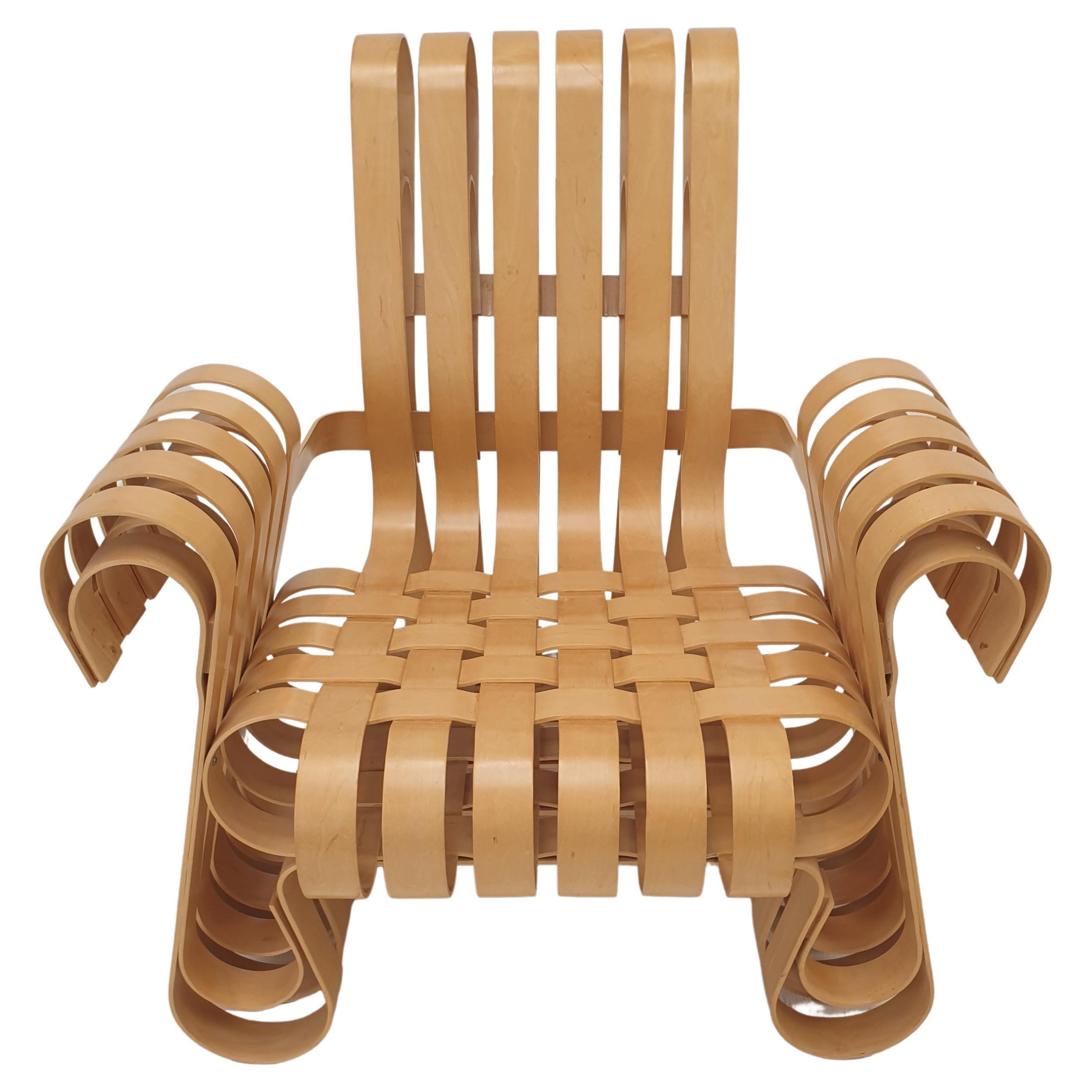 "Power Play" Chair by Frank Gehry for Knoll For Sale