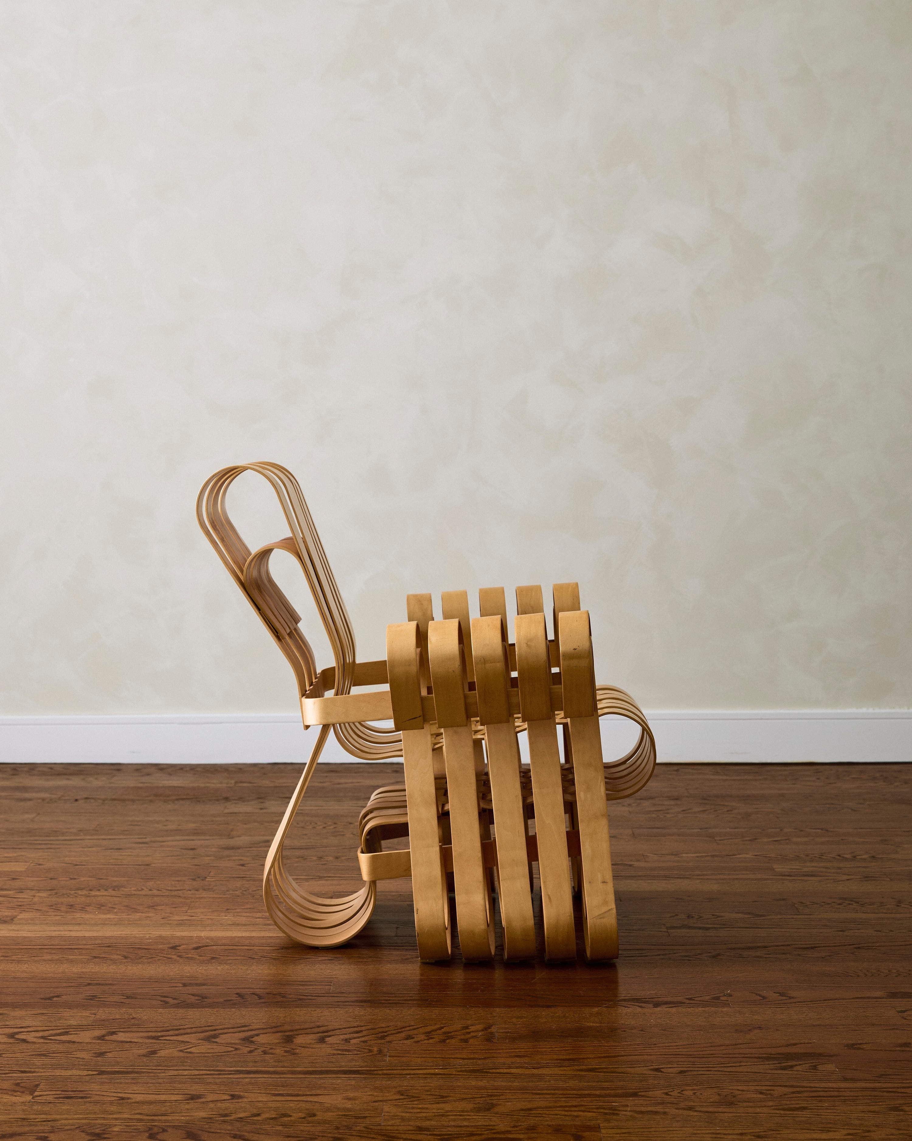 Américain Fauteuil de salon Power Play de Frank O. Gehry en vente