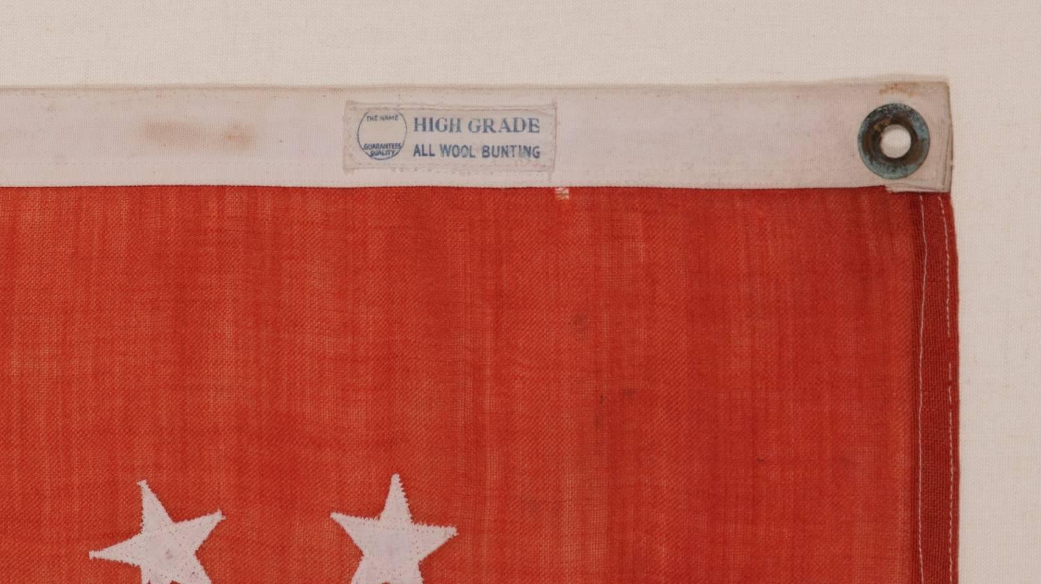 Early 20th Century Power Squadrons Ensign, Made by Annin in New York City
