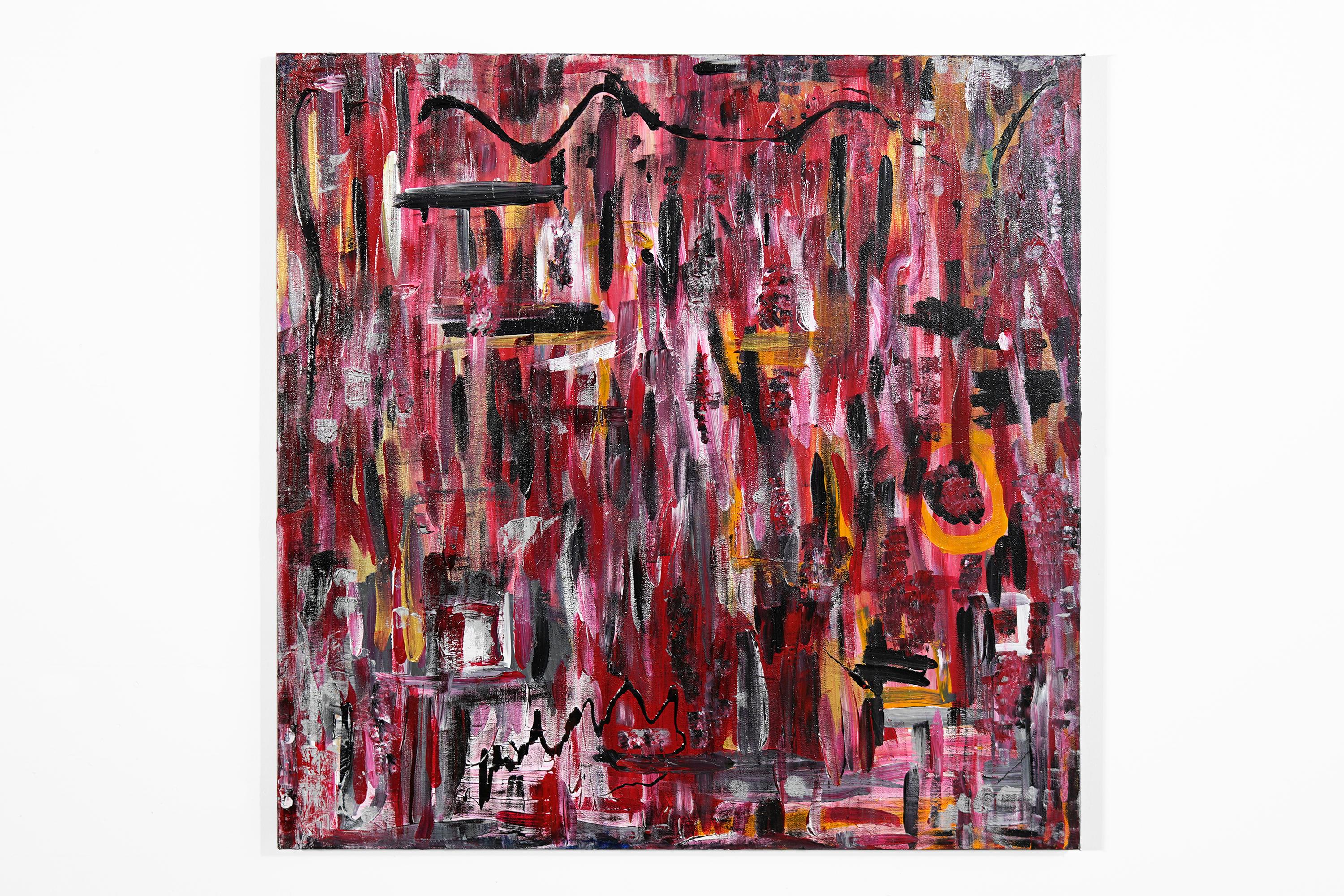Titel: Machtkampf
Künstlerin: Vanessa Joy
Medium: Acryl auf Leinwand
Thema: Abstrakte Kunst
Größe: 36 x 36 Zoll


Power Struggle ist ein emotionales Stück, das von Selbstbestimmung handelt. Die rote Farbe steht für unbekannte Macht, die