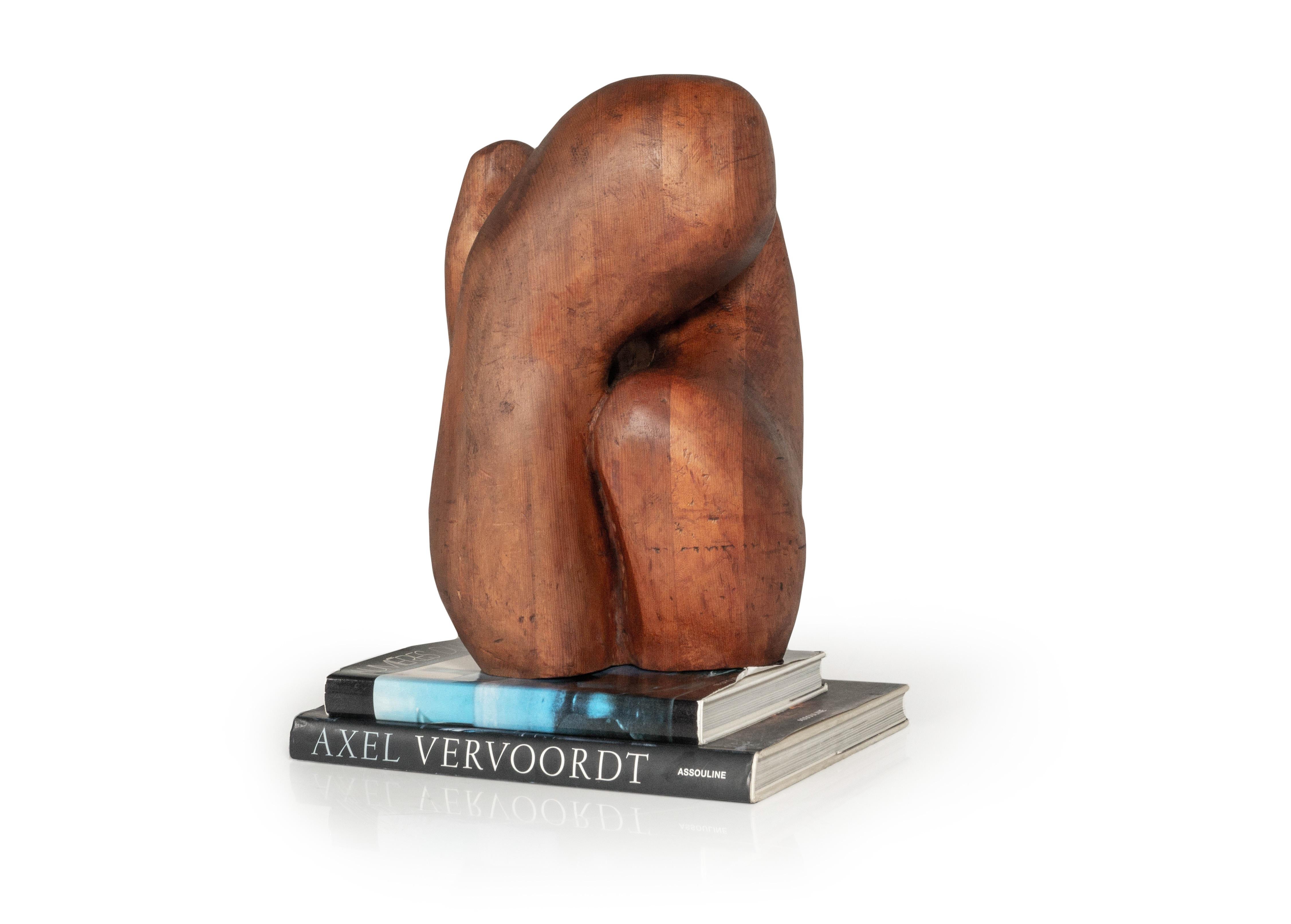 This organic carved biomorphic figure is an excellent choice for incorporating interesting and eye-catching design elements into your home decor. Each piece is carefully and thoughtfully crafted, with smooth lines and organic shapes that will bring