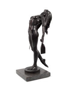 Powerful Hermanas: Elizabeth and Irene, Female Nude Bronze Pair by Dean Kugler