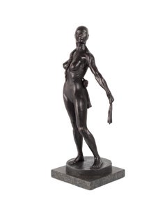 Powerful Hermanas: Irene, Female Nude Bronze Sculpture by Dean Kugler
