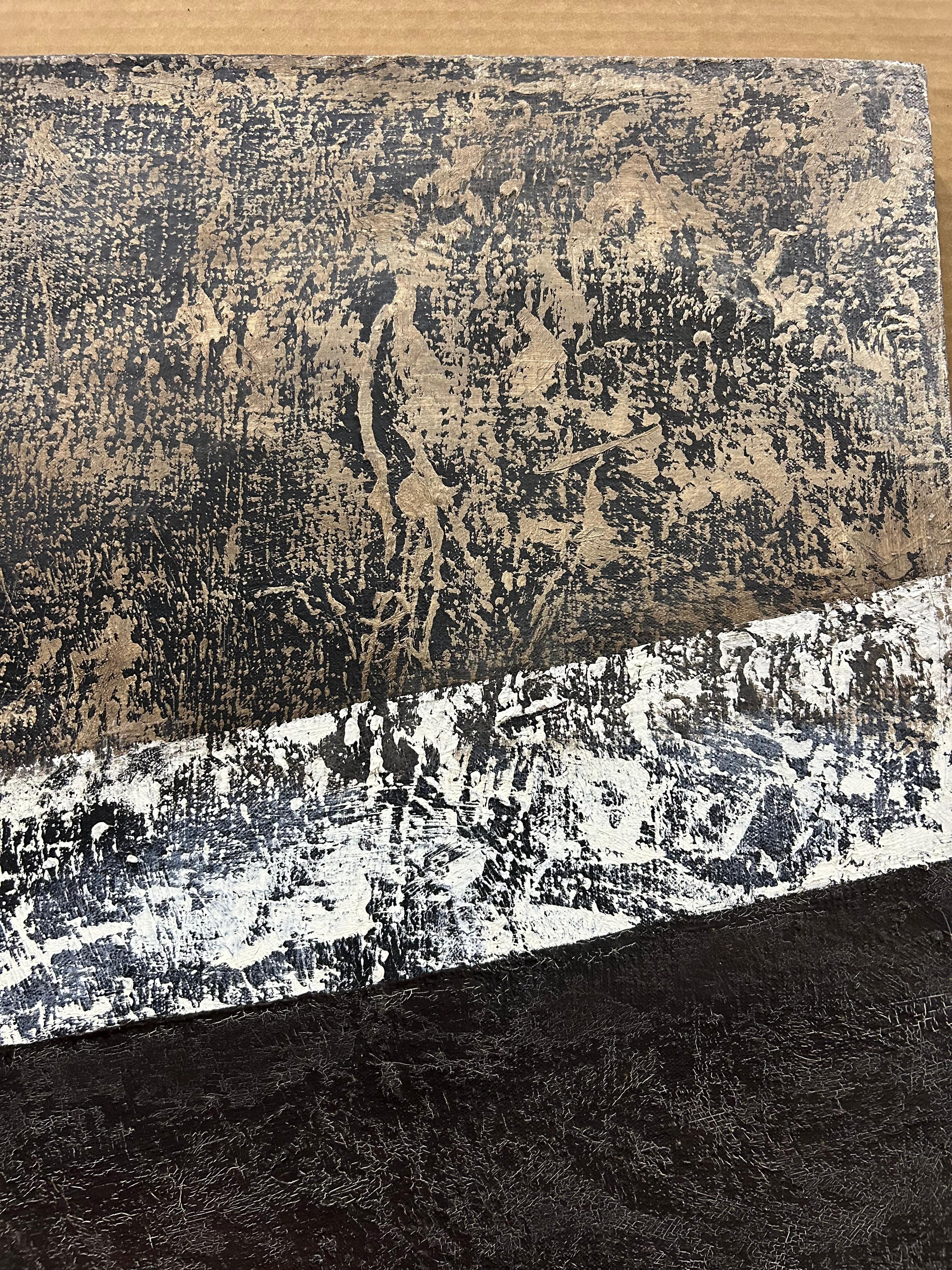 Moderne Puissante toile originale du célèbre artiste de Princeton Thomas George en vente