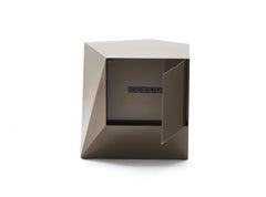 Asymmetrical Side Table with Hidden Power Source "Powerful Table" by Rottet