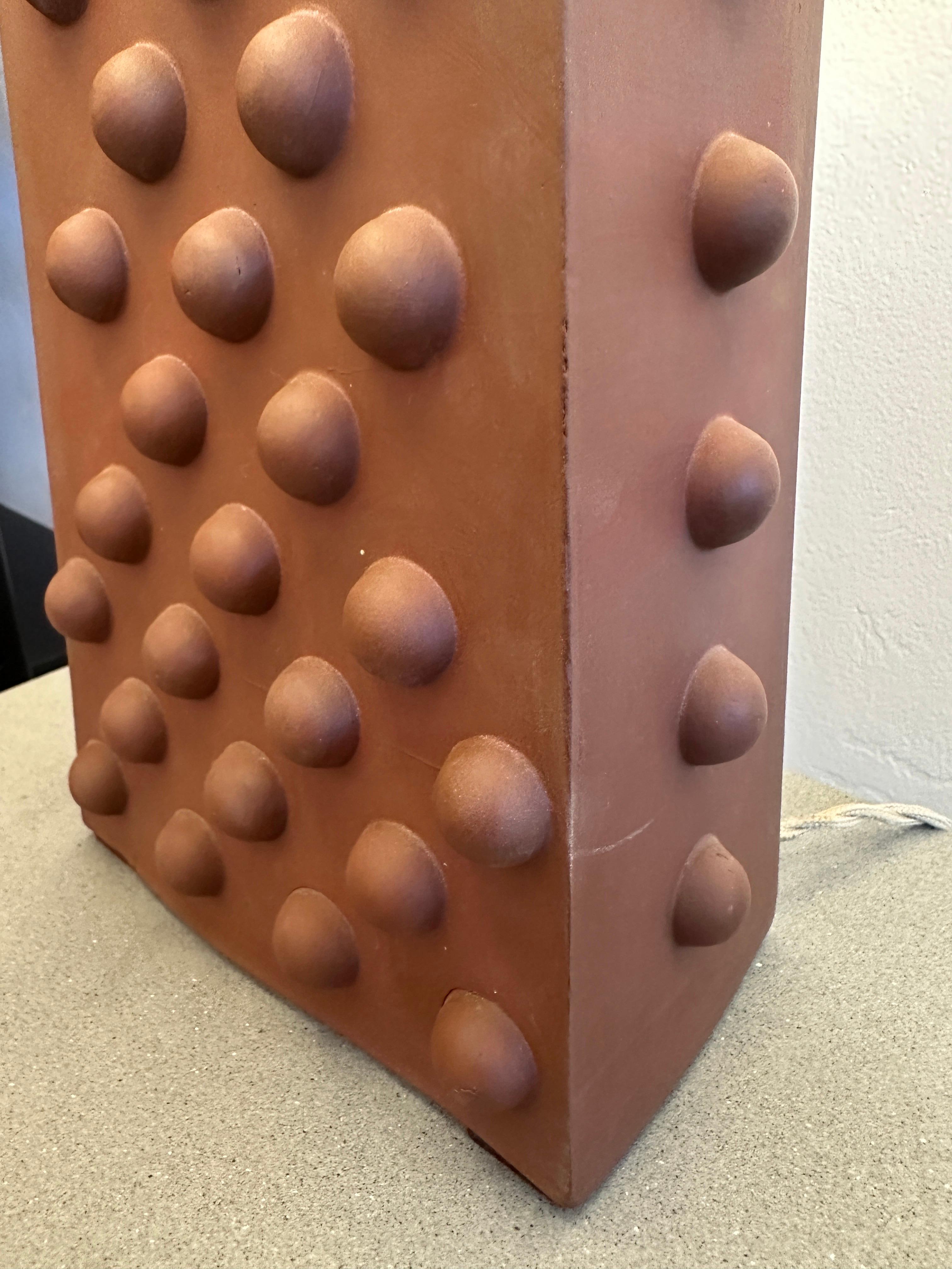 Pox Design Natural Terra Cotta Table Lamp 5