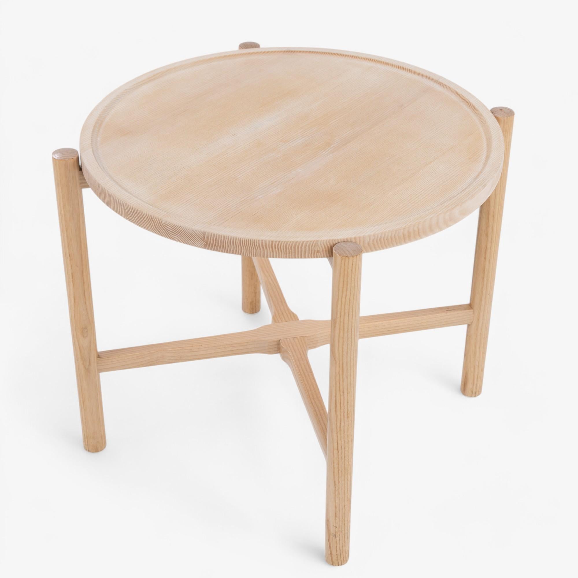 Danish PP 35 - Side table in ash by Hans J. Wegner For Sale