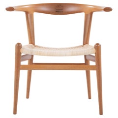 PP 518 - 'Bull Chair' in mahogany by Hans J. Wegner