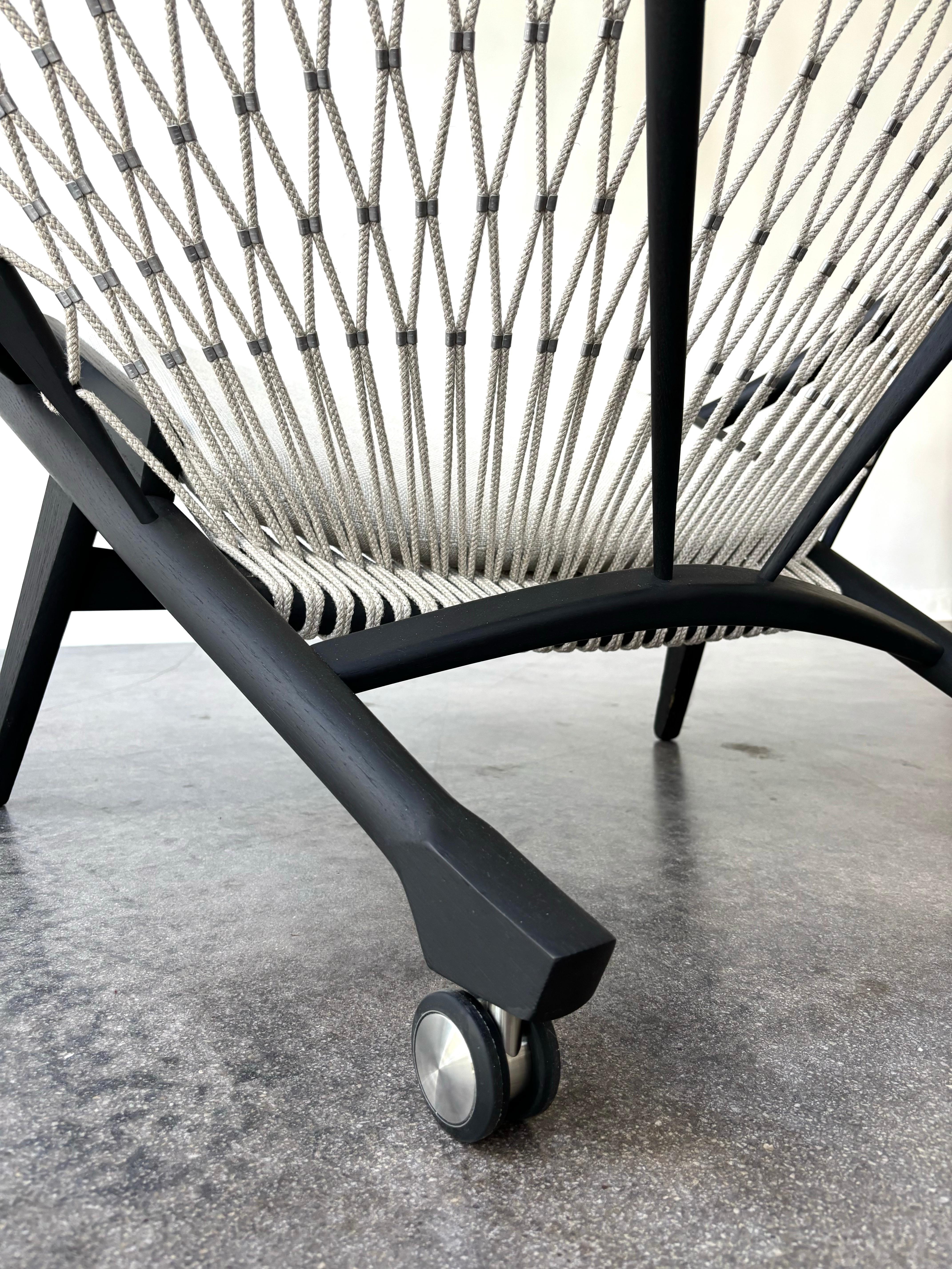 Silla PP Møbler Circle de Hans Wegner en negro tánico, Nuevo Original en venta 6