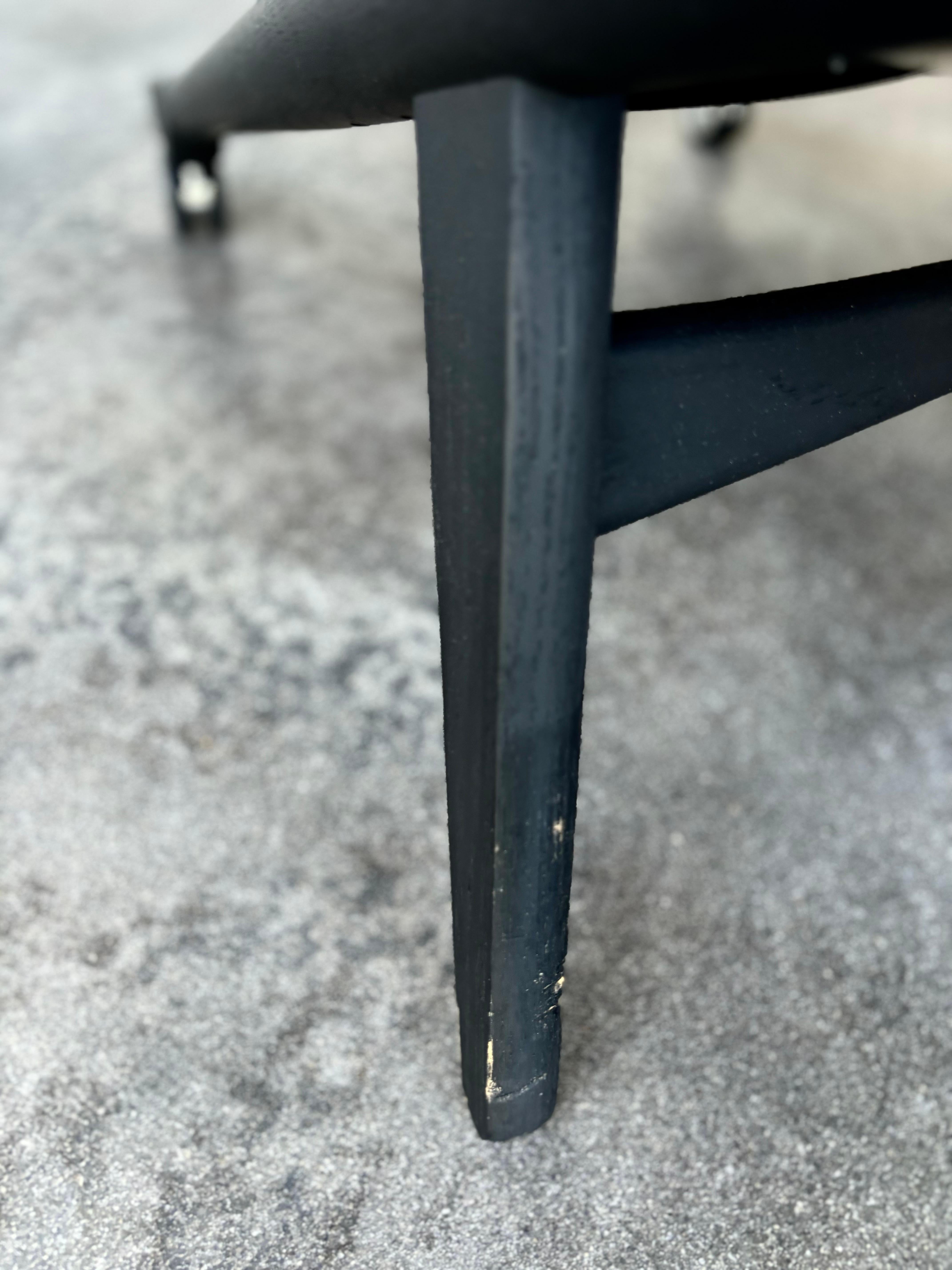 Silla PP Møbler Circle de Hans Wegner en negro tánico, Nuevo Original Danés en venta