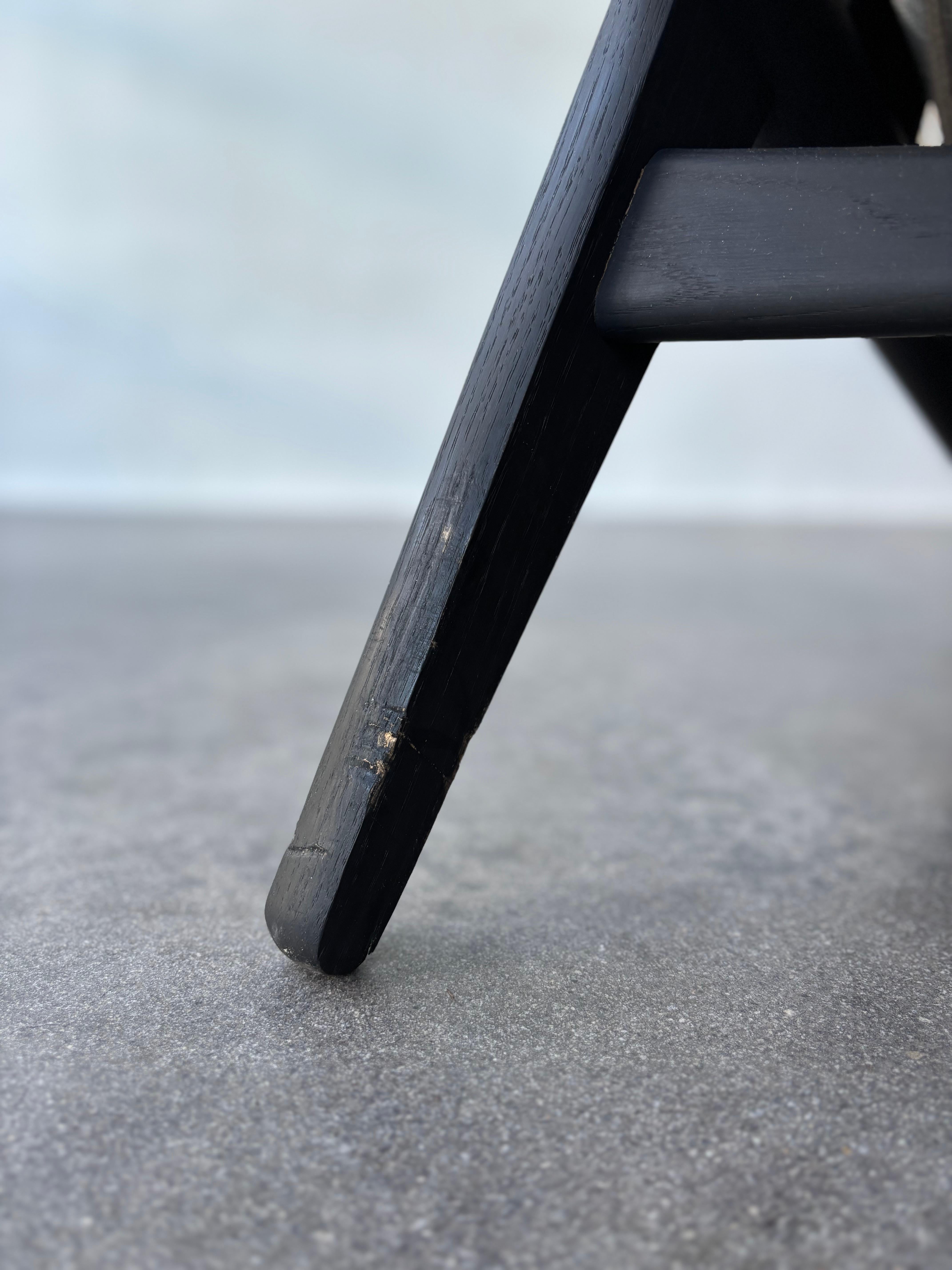 Silla PP Møbler Circle de Hans Wegner en negro tánico, Nuevo Original Hecho a mano en venta