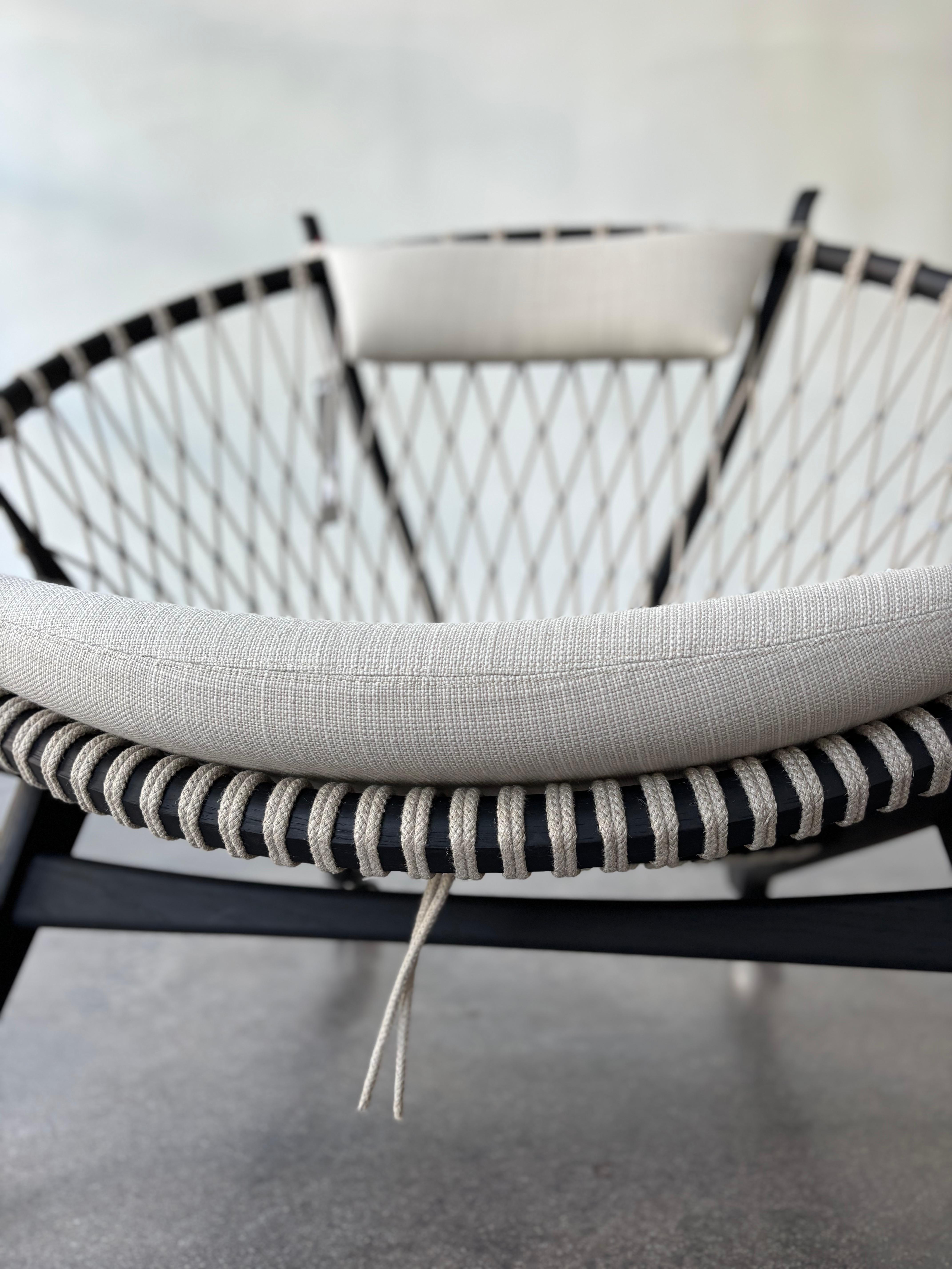 Silla PP Møbler Circle de Hans Wegner en negro tánico, Nuevo Original siglo XX en venta