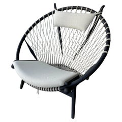PP Møbler Circle Chair by Hans Wegner in Tannic Tint Black, New Original