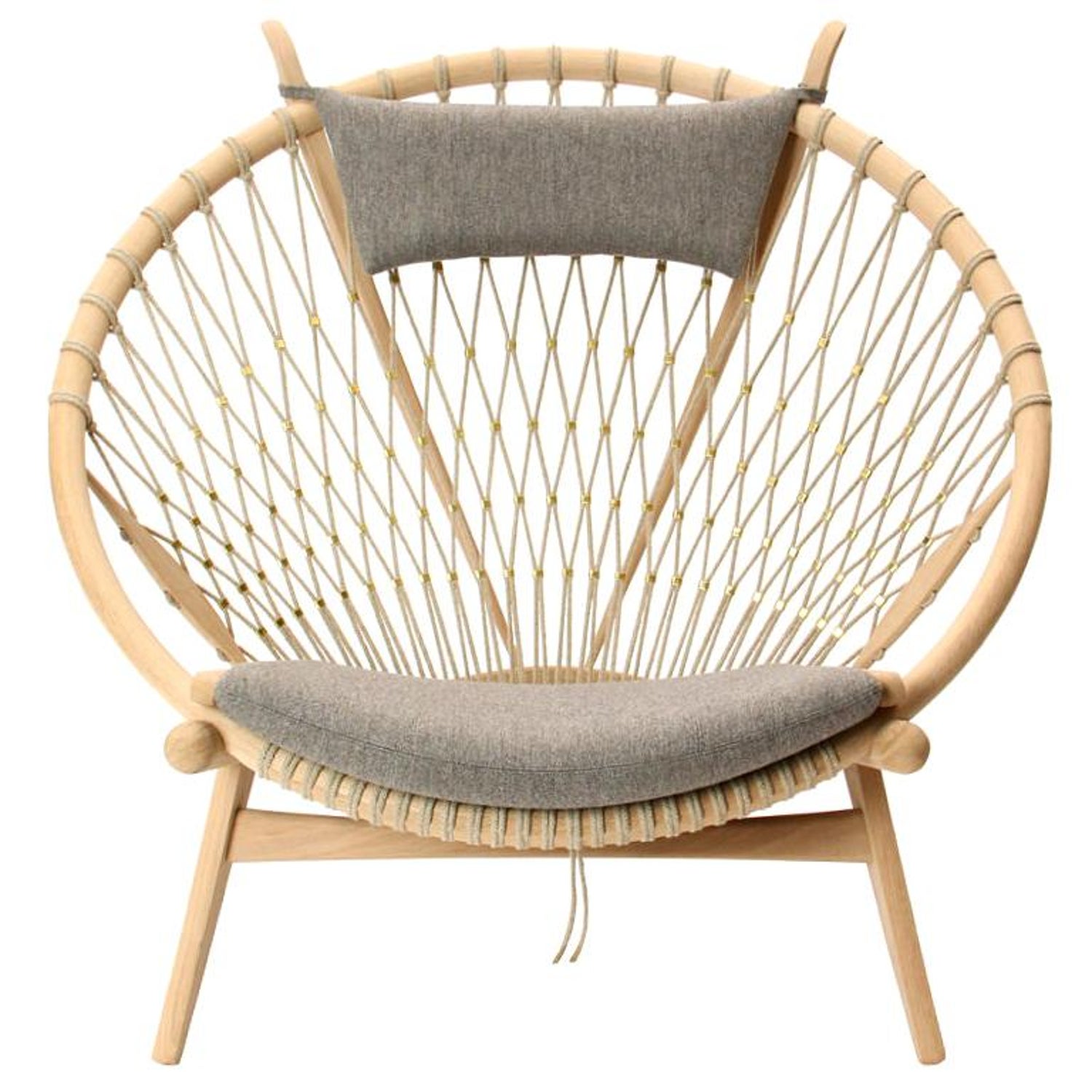 PP130 Circle Chair by Hans J. Wegner for PP Møbler in Oak and Fabric For  Sale at 1stDibs