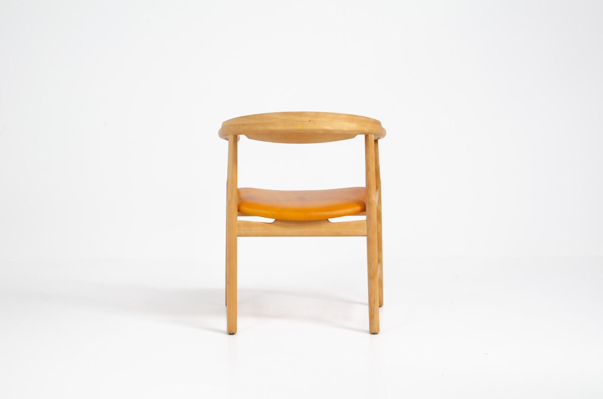 PP208 Armchair by Hans Wegner for Pp Møbler In Good Condition For Sale In Hemiksem, BE