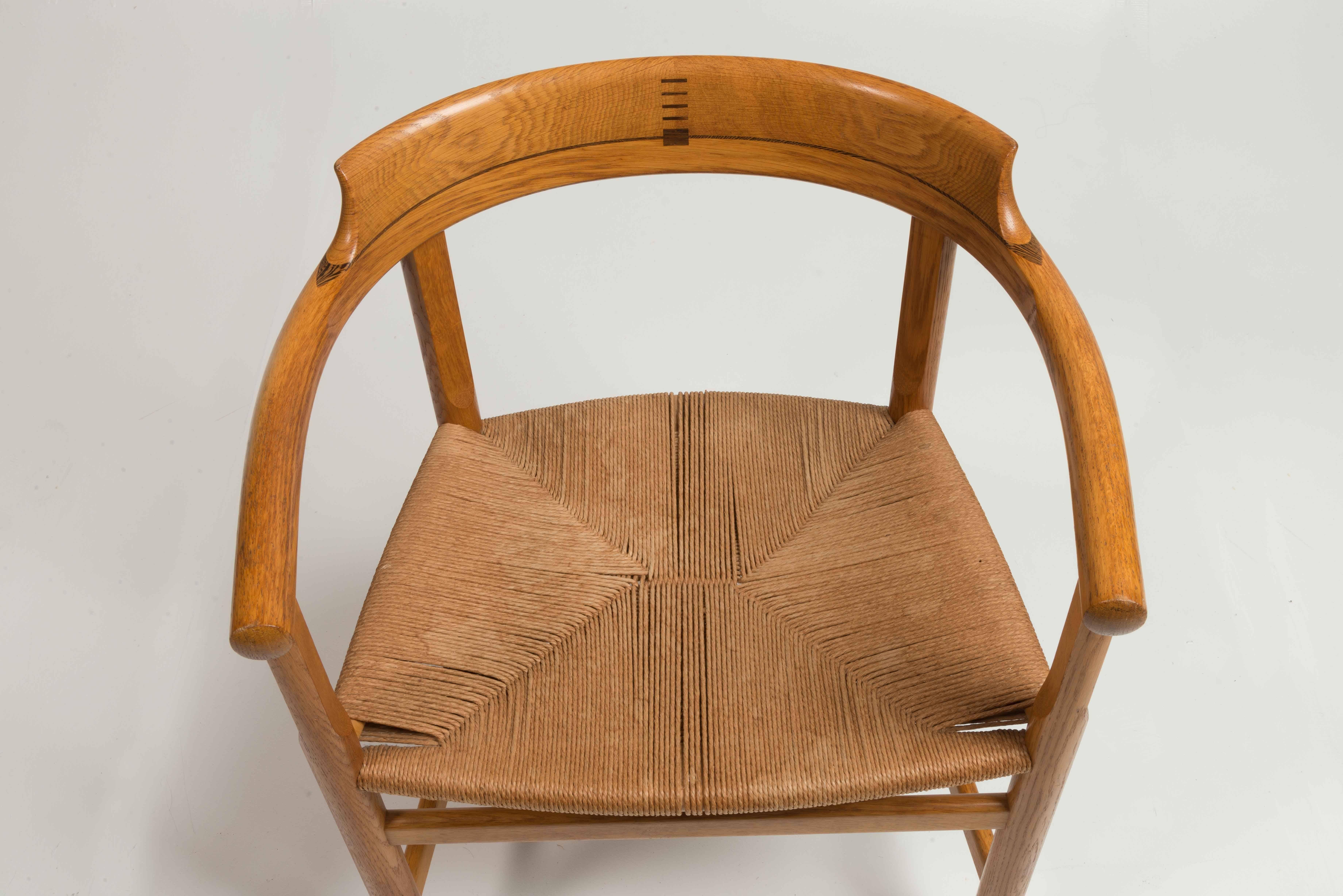 Scandinavian Modern PP62 Armchair by Hans J. Wegner for PP Møbler For Sale