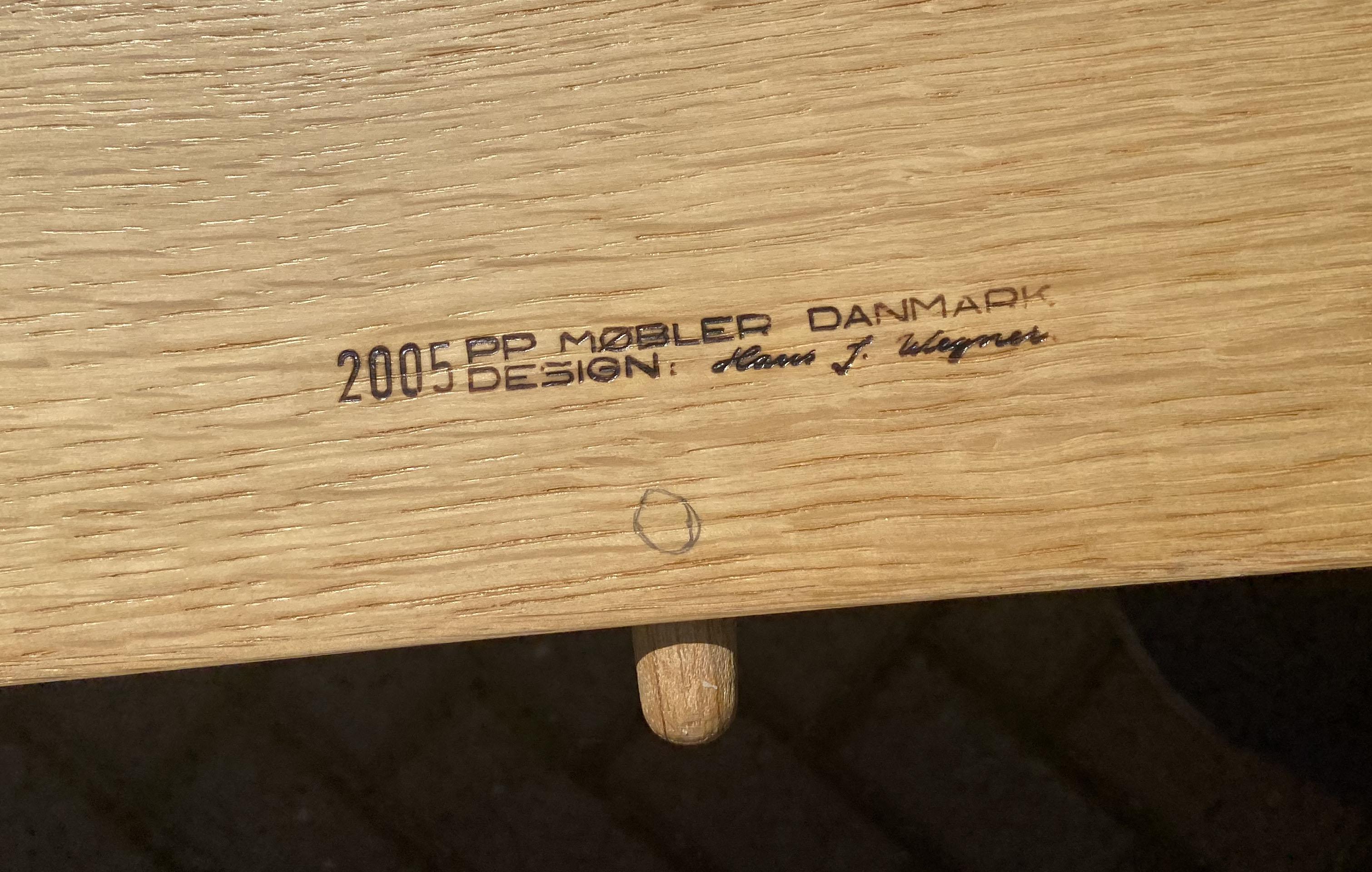 Danish P.P.75 Extendable Dining Table in Solid Oak by Hans J. Wegner