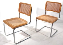Pr. 1970's Cesca Dining Chairs Designed by Marcel Breuer