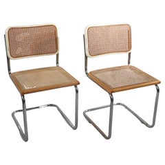 Pr. 1970's Cesca Dining Chairs Designed by Marcel Breuer