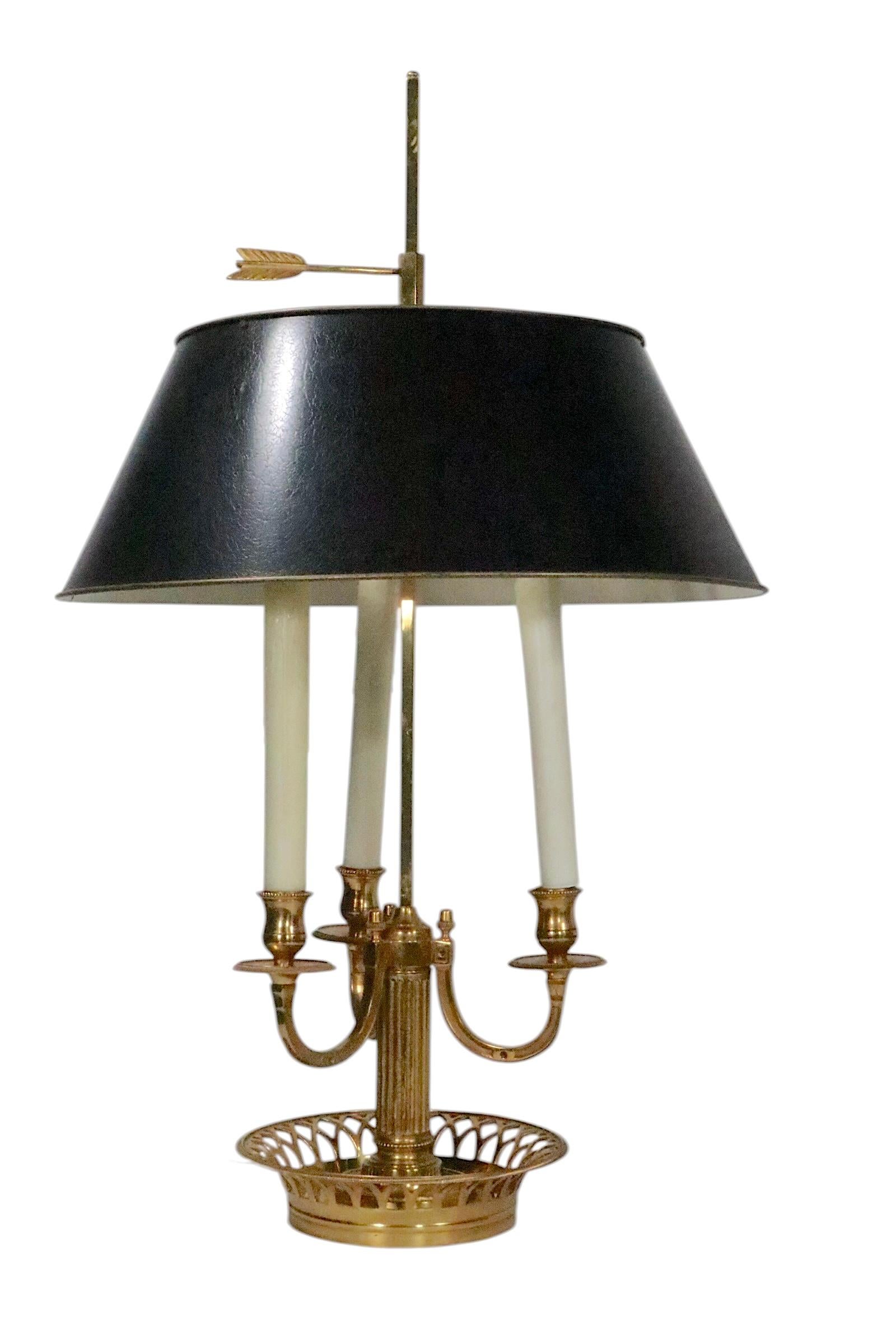 Pr. 20 C.  Lámparas de sobremesa francesas Bouillotte de estilo victoriano en venta 5