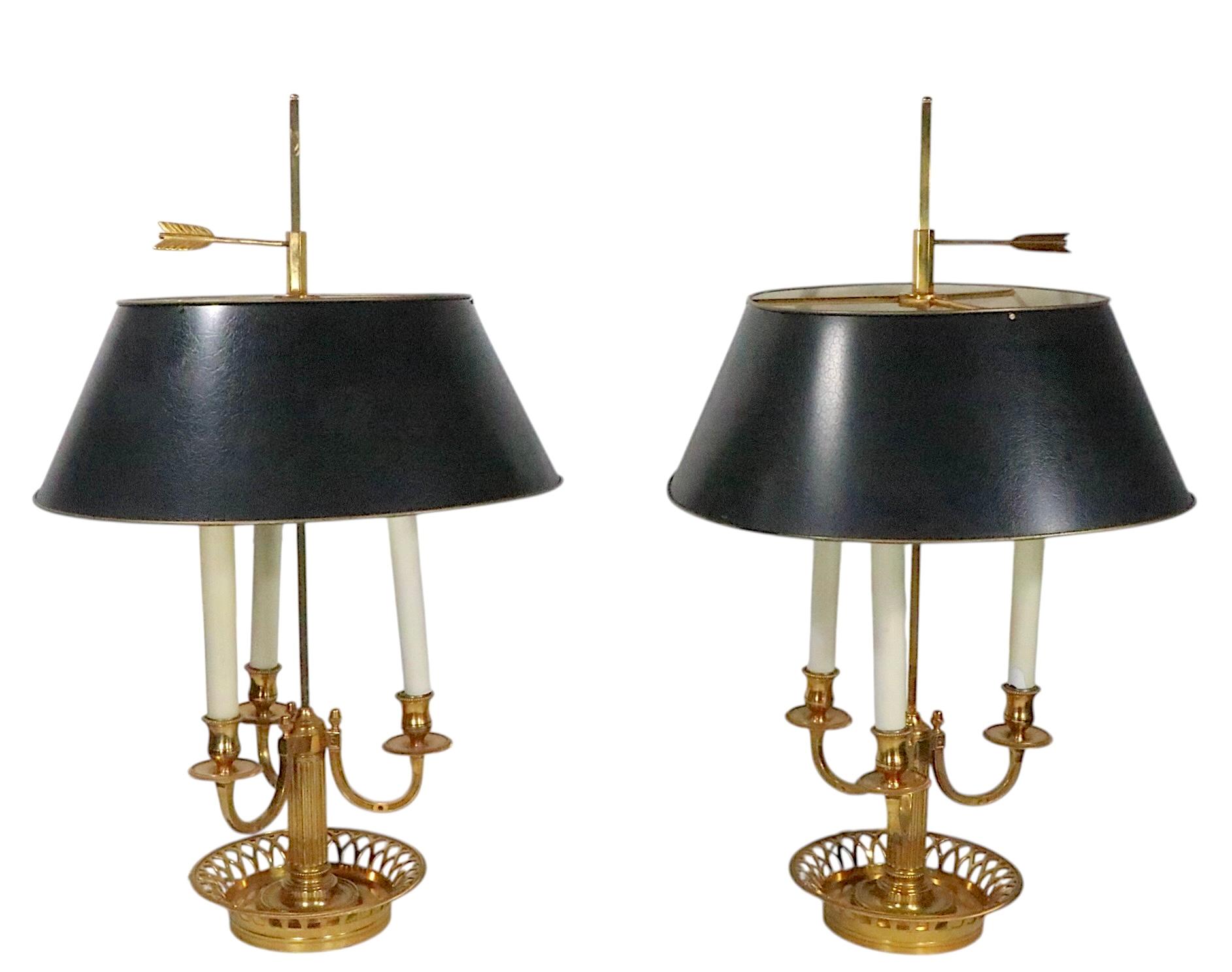 Pr. 20 C.  Lámparas de sobremesa francesas Bouillotte de estilo victoriano en venta 1