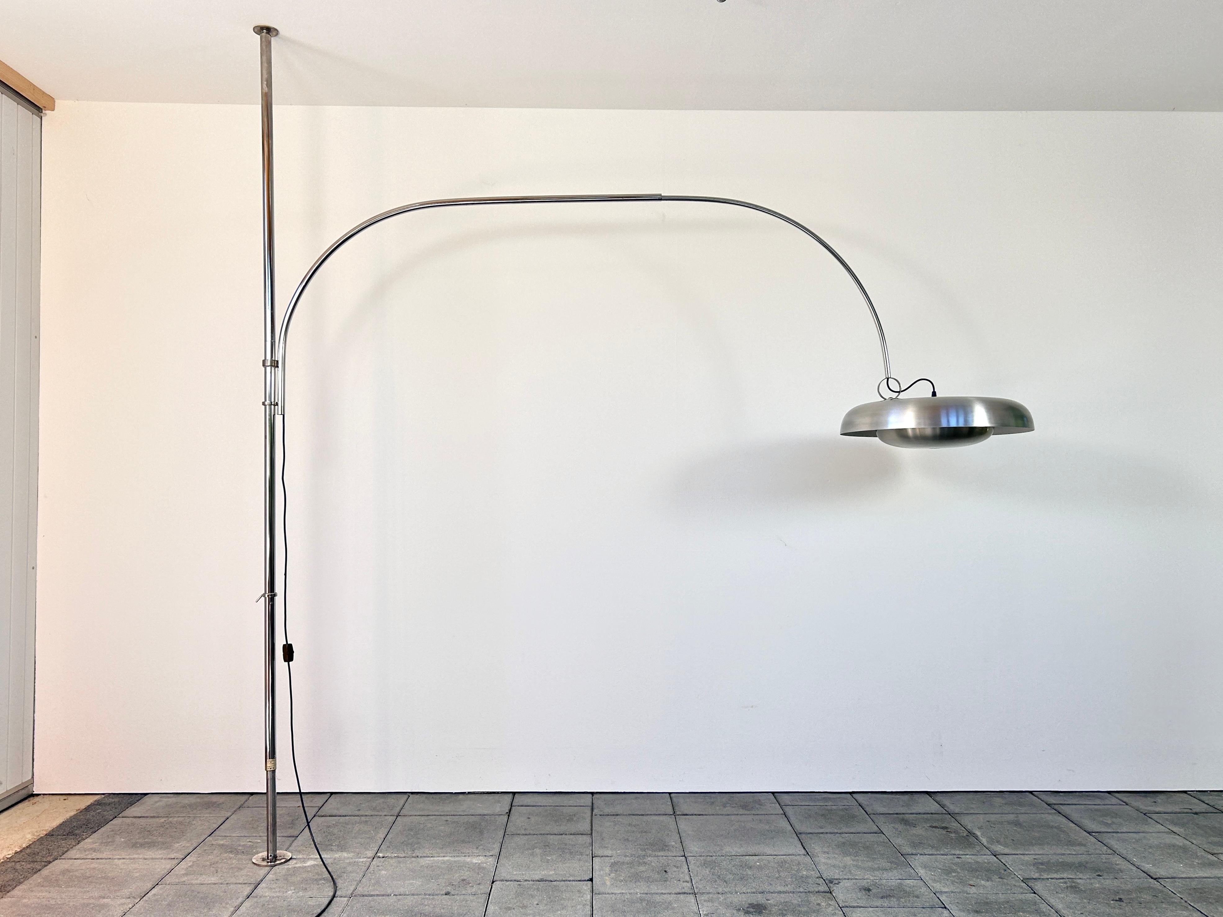 Late 20th Century PR Arc Lamp designed by Pirro Cuniberti for Sirrah Imola, Italy 1970 