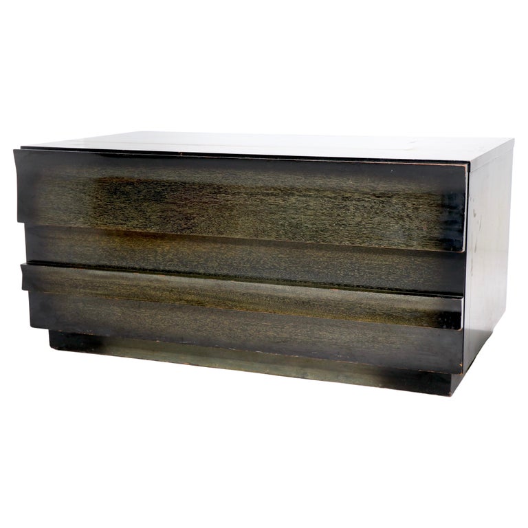 Pr. Architectural Mid Century Night Tables at 1stDibs