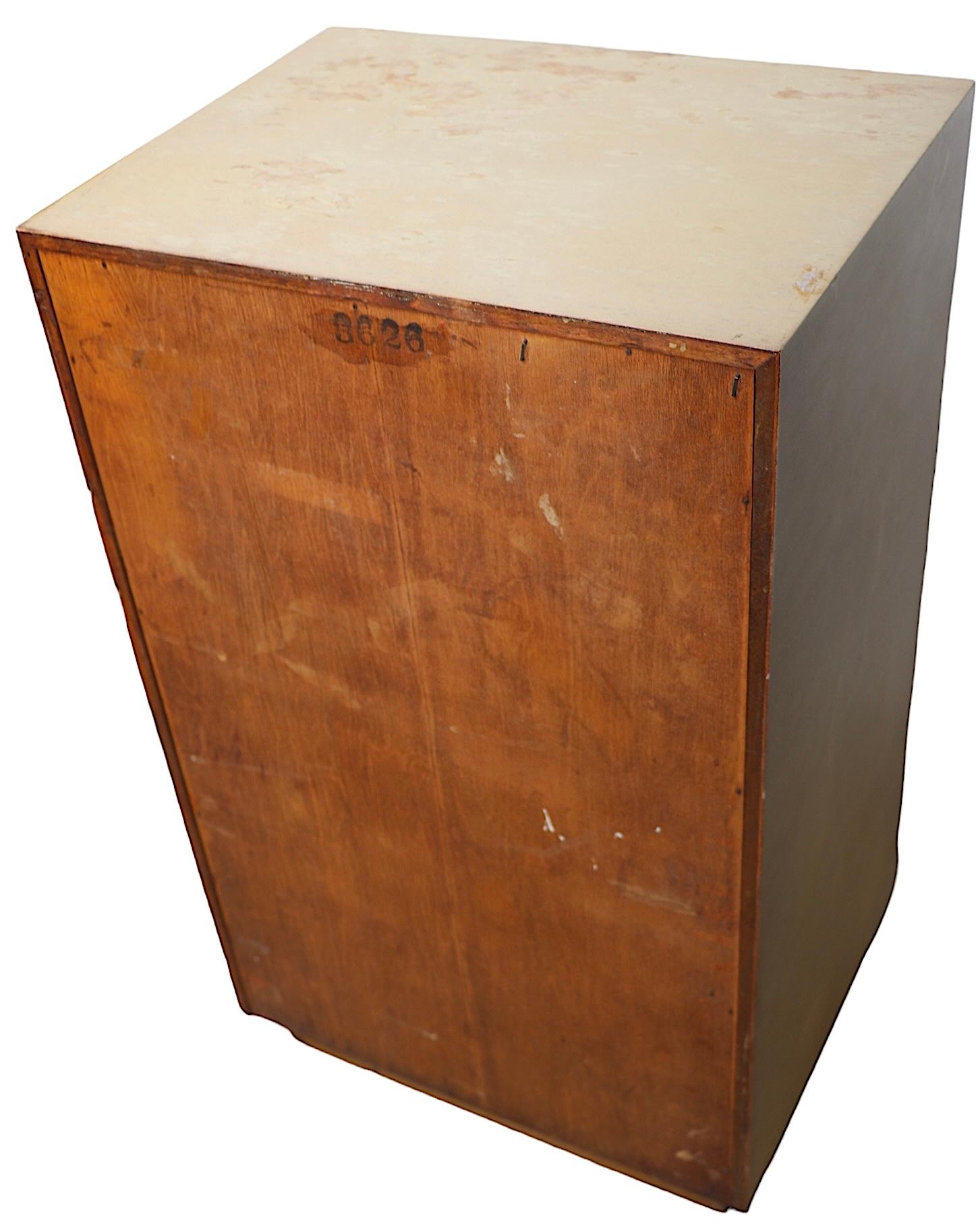 Pr. Art Deco Art Moderne Two Tone Night Stand Tables by Rohde for Herman Miller  7