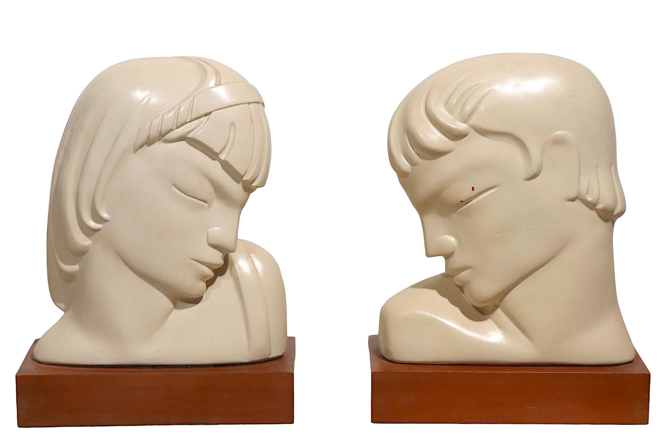Metà XX secolo Pr. Busti Art Déco di Kupur, alias Frederick Cooper in vendita