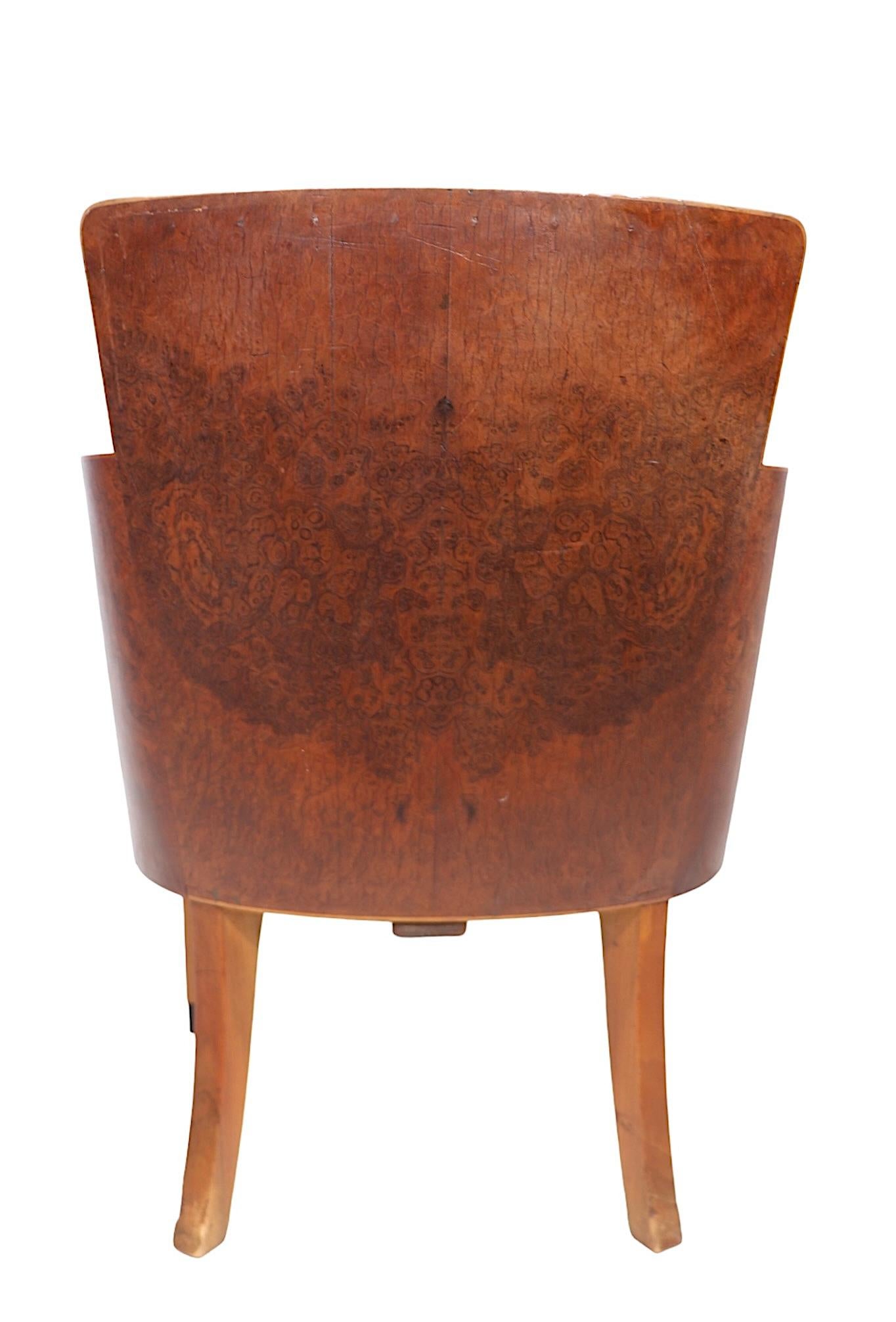 Pr.  Art Deco  RMS Caronia Ocean Liner Chairs from estate of Jackie Rogers 1940s 10